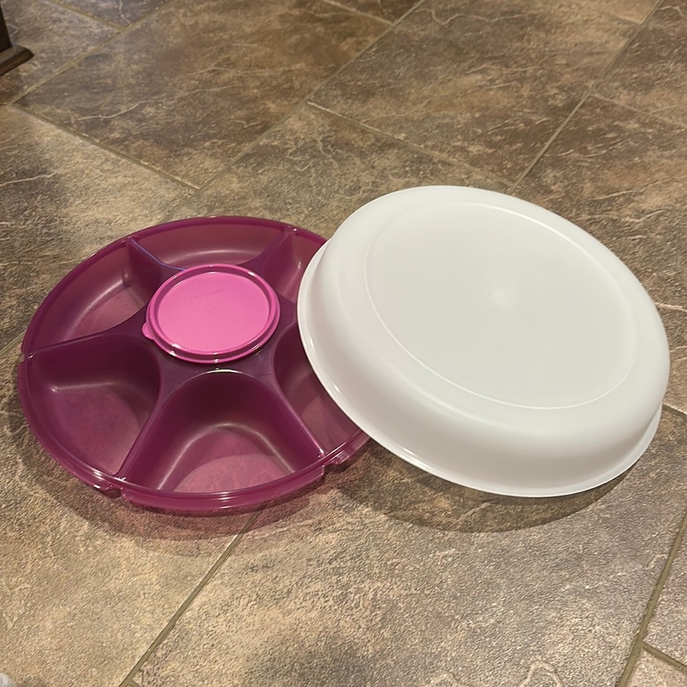 Purple TUPPERWARE server